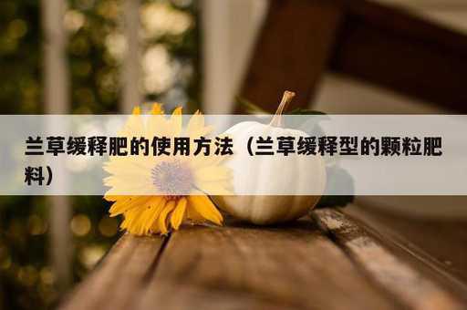 兰草缓释肥的使用方法？兰草缓释型的颗粒肥料