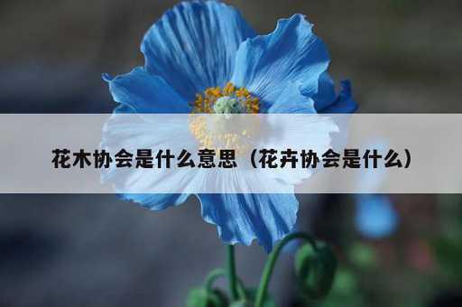 花木协会是什么意思？花卉协会是什么_https://www.86362.com_资讯_第1张